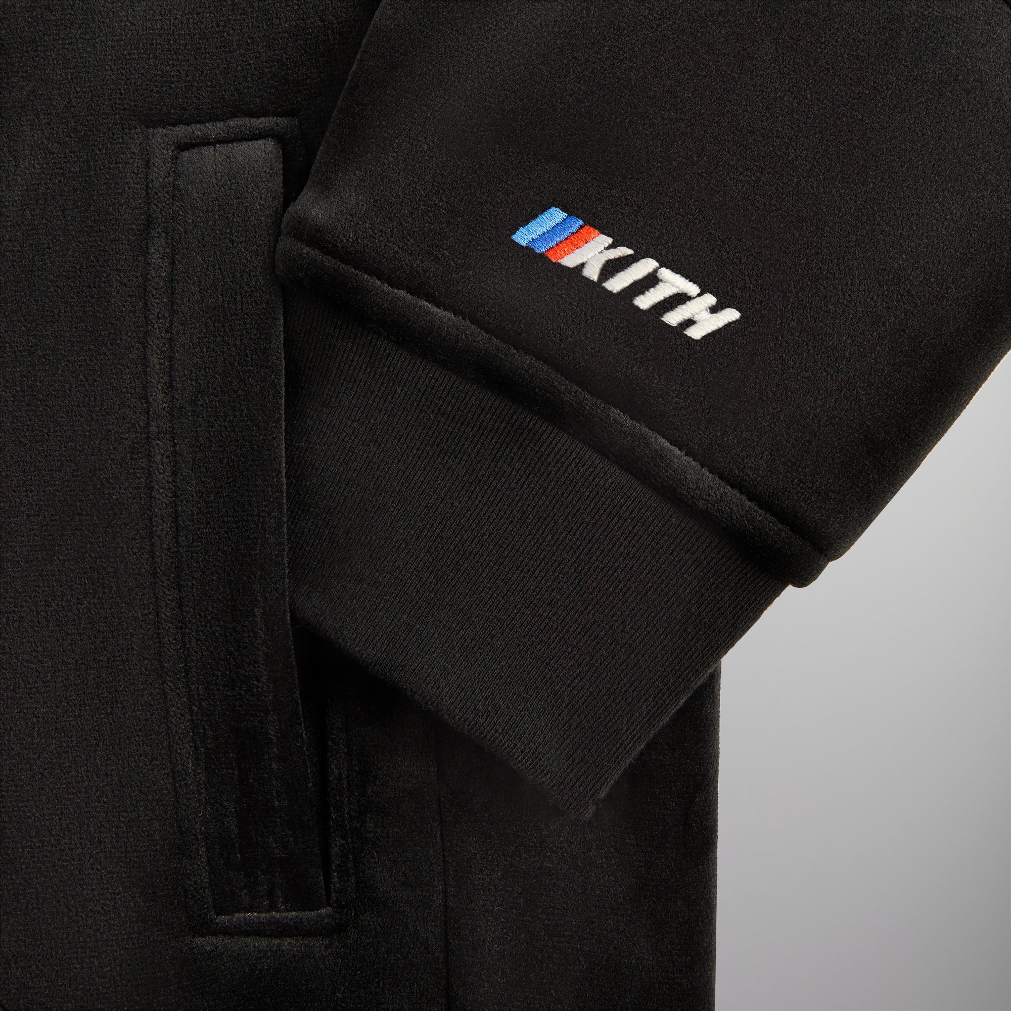 Kith for BMW Bonded Velour Williams V Full Zip Hoodie