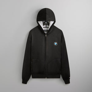 Kith for BMW Bonded Velour Williams V Full Zip Hoodie - Black