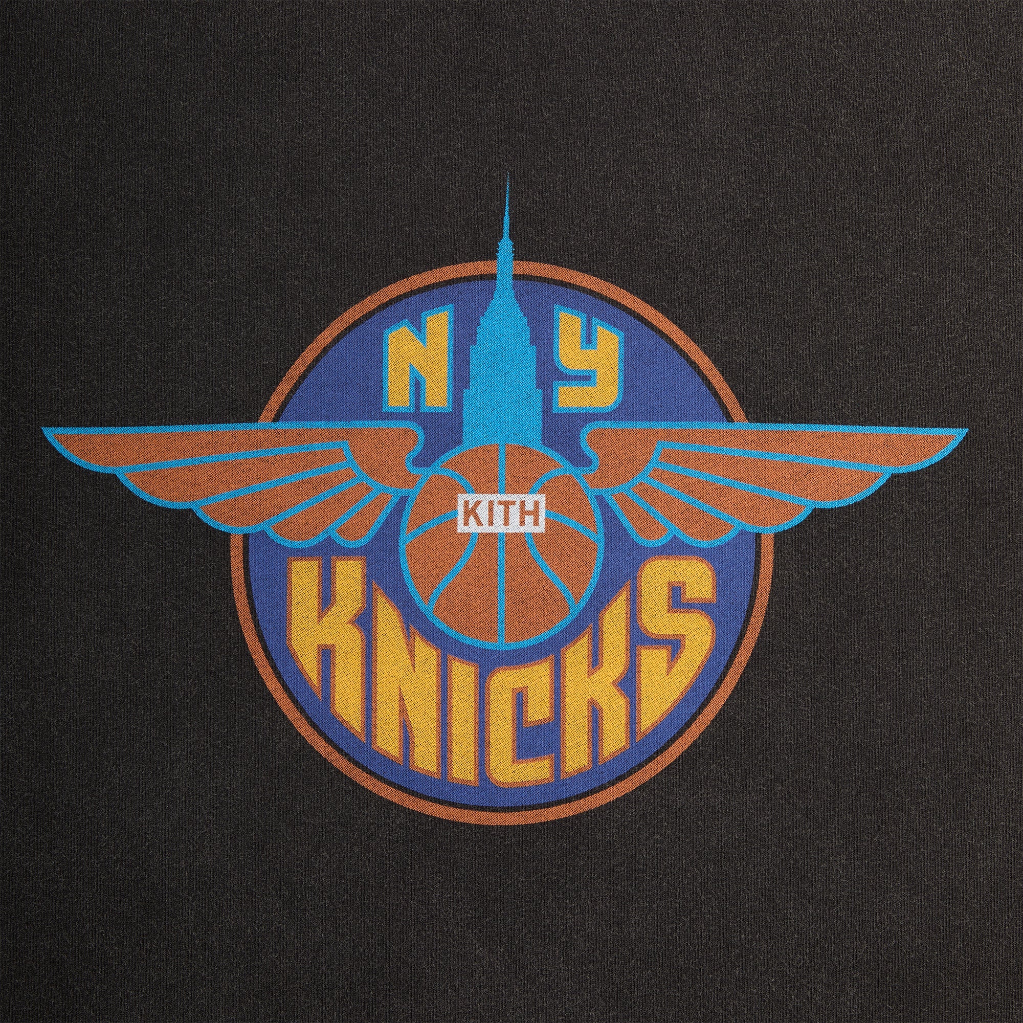 ★25SS★Kith the New York Knicks Wingman Sketch Vintage Tee Kith for the New York Knicks Wingman Sketch Vintage Tee - White
