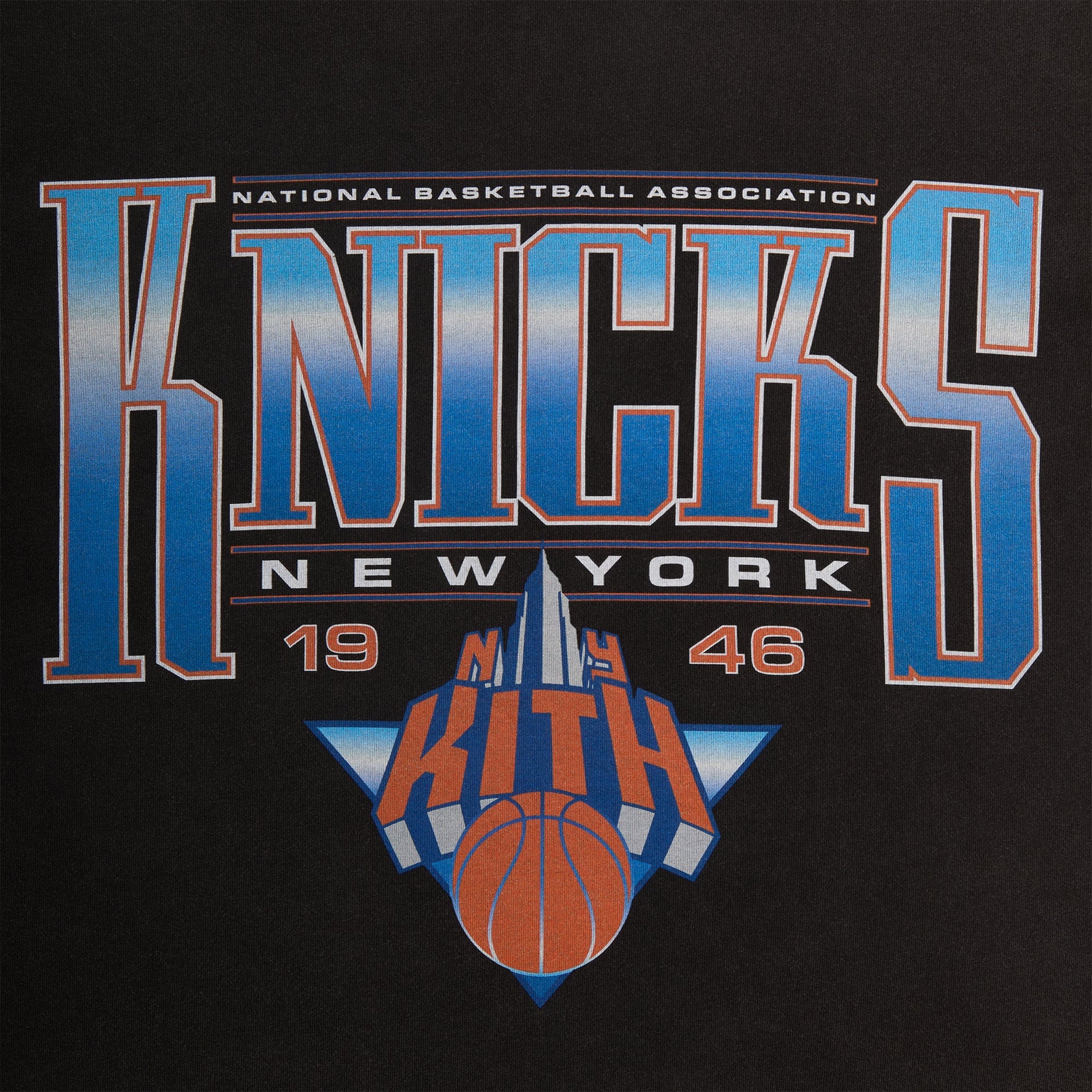 Kith for the New York Knicks Luster Vintage Tee - Black