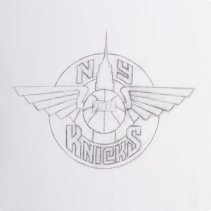 Kith for the New York Knicks Wingman Sketch Vintage Tee - White PH