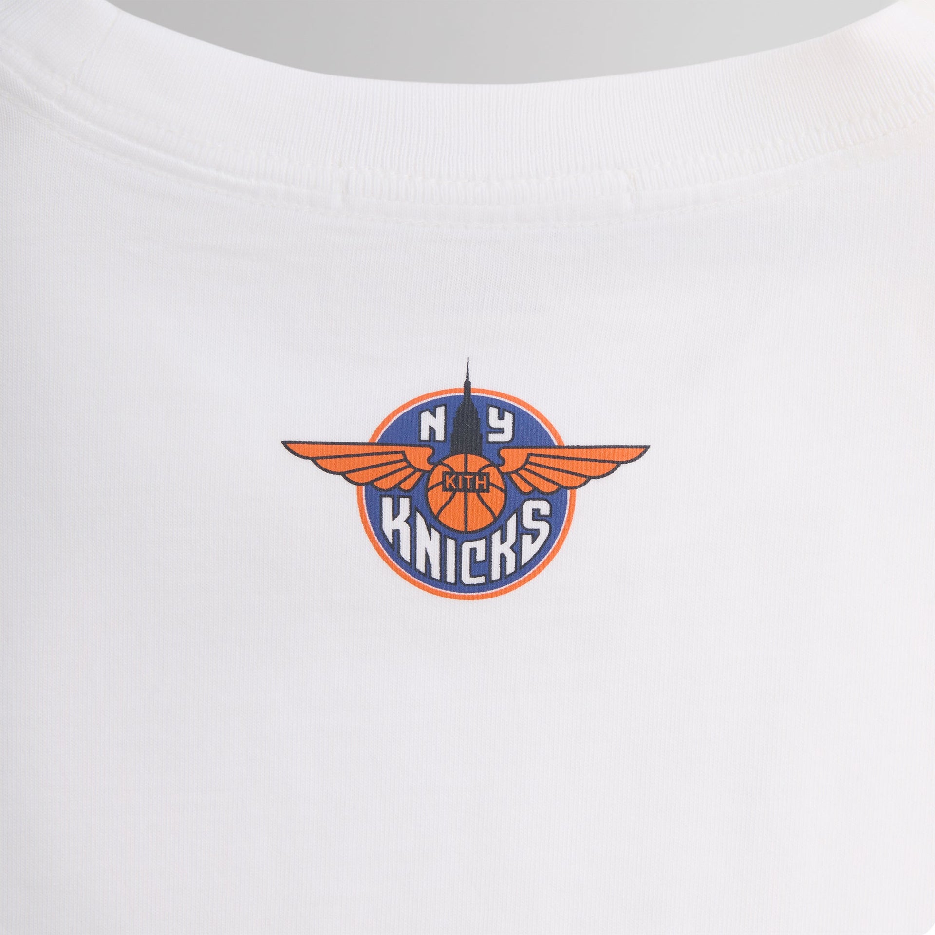 Kith for the New York Knicks Wingman Sketch Vintage Tee - White