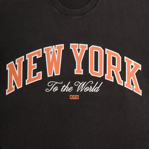 Kith for the New York Knicks New York to the World Vintage Tee - Black