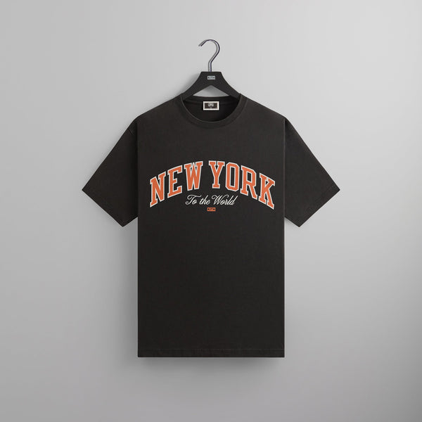 Kith for the New York Knicks New York to the World Vintage Tee - Black –  Kith Europe