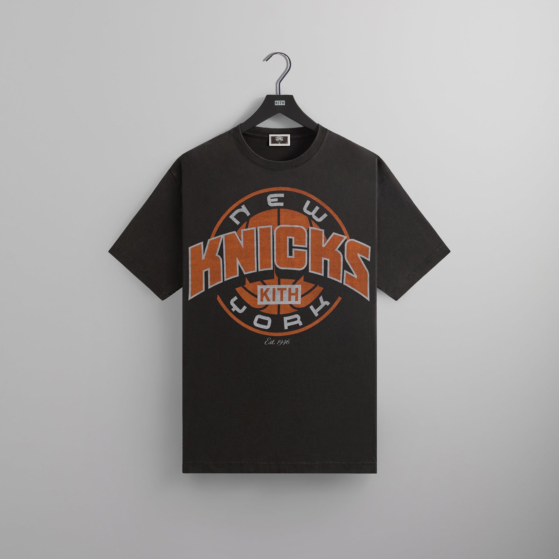 Kith for the New York Knicks Showtime Vintage Tee - Black PH