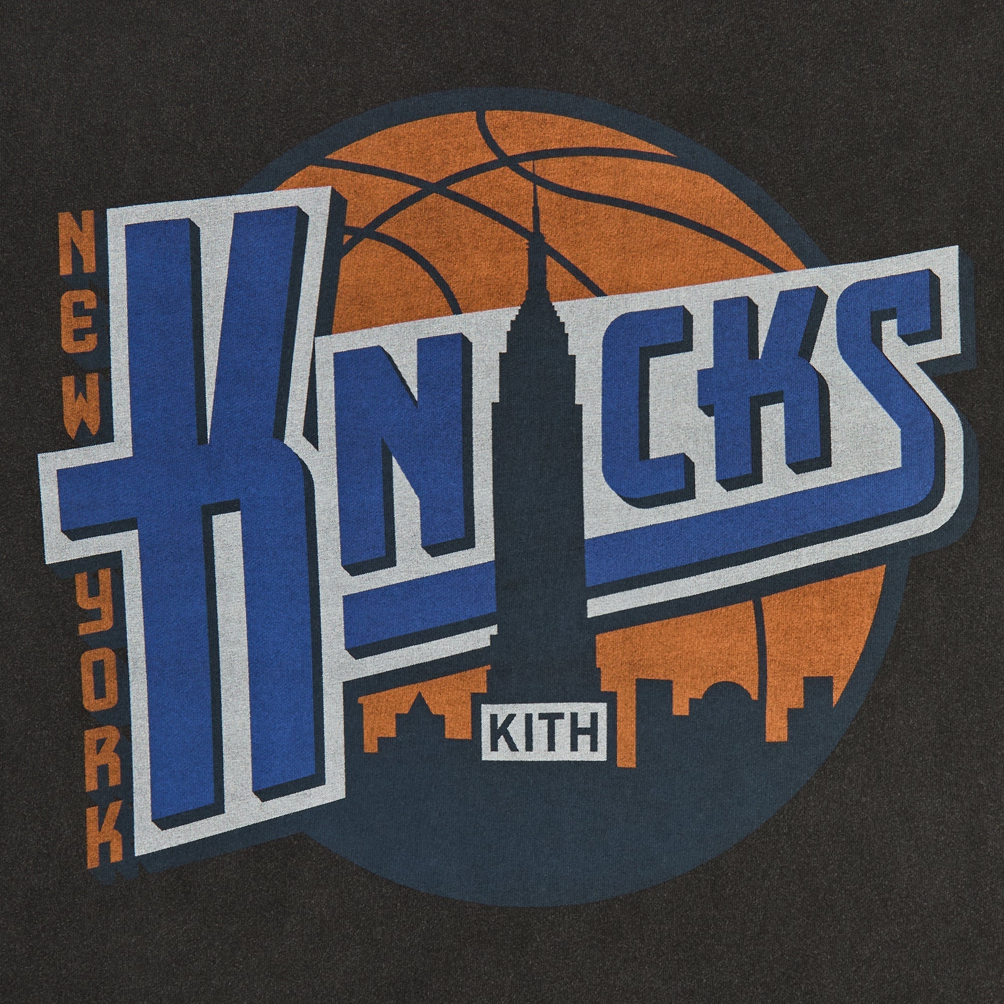 ☆ KITH x New York Knicks long-sleeve tee コラボTシャツ ☆ Kith for the New York Knicks City Vintage Nelson Crewneck
