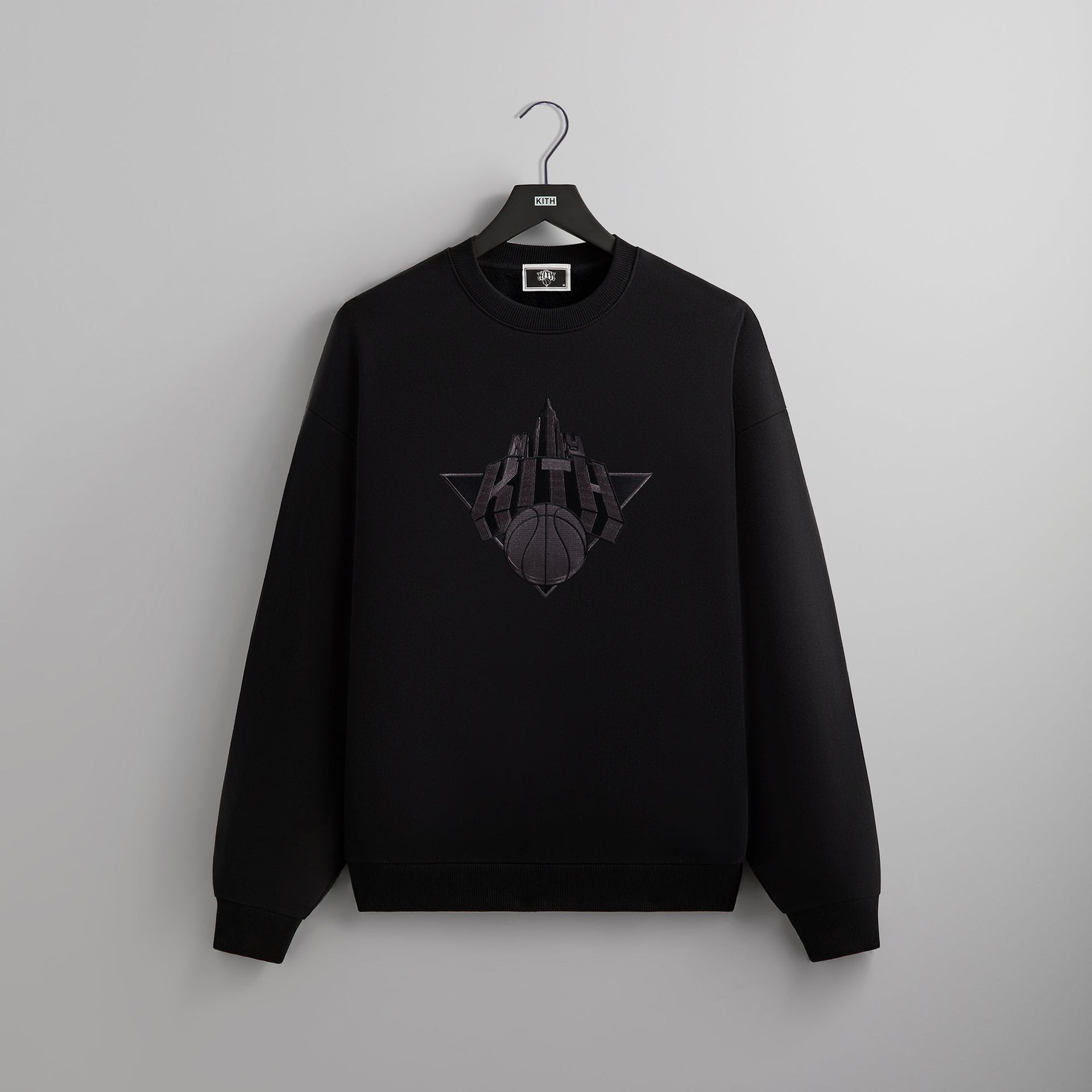 Kith for the New York Knicks Empire Vintage Nelson Crewneck - Black