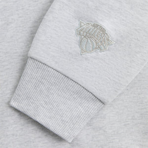 Kith for the New York Knicks Laurel Vintage Nelson Crewneck - Light Heather Grey PH