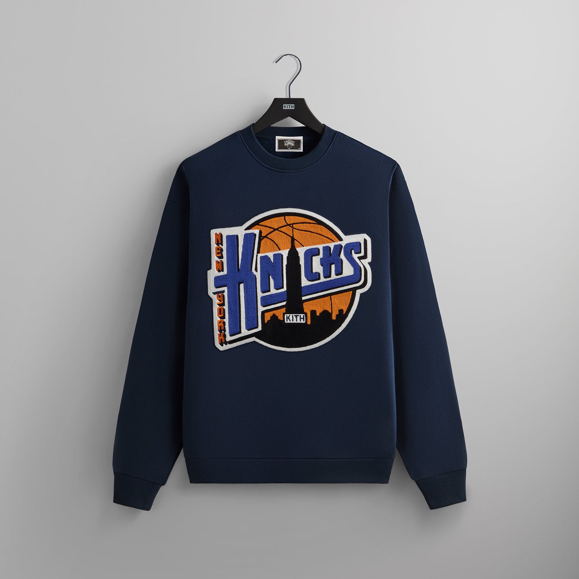 Kith for the New York Knicks City Vintage Nelson Crewneck - Nocturnal PH