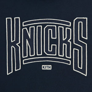 Kith for the New York Knicks Arched Vintage Nelson Hoodie - Nocturnal PH