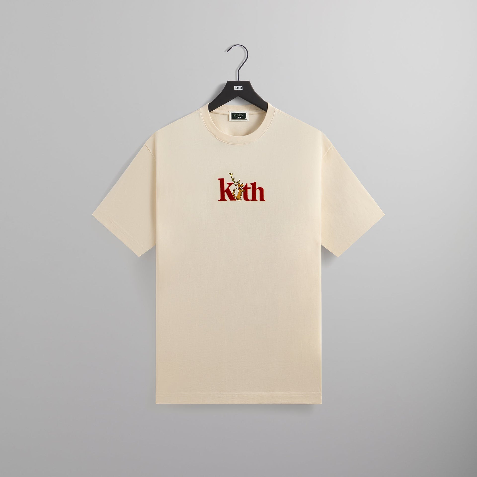 Kith for The Grinch Max Serif Tee - Sandrift