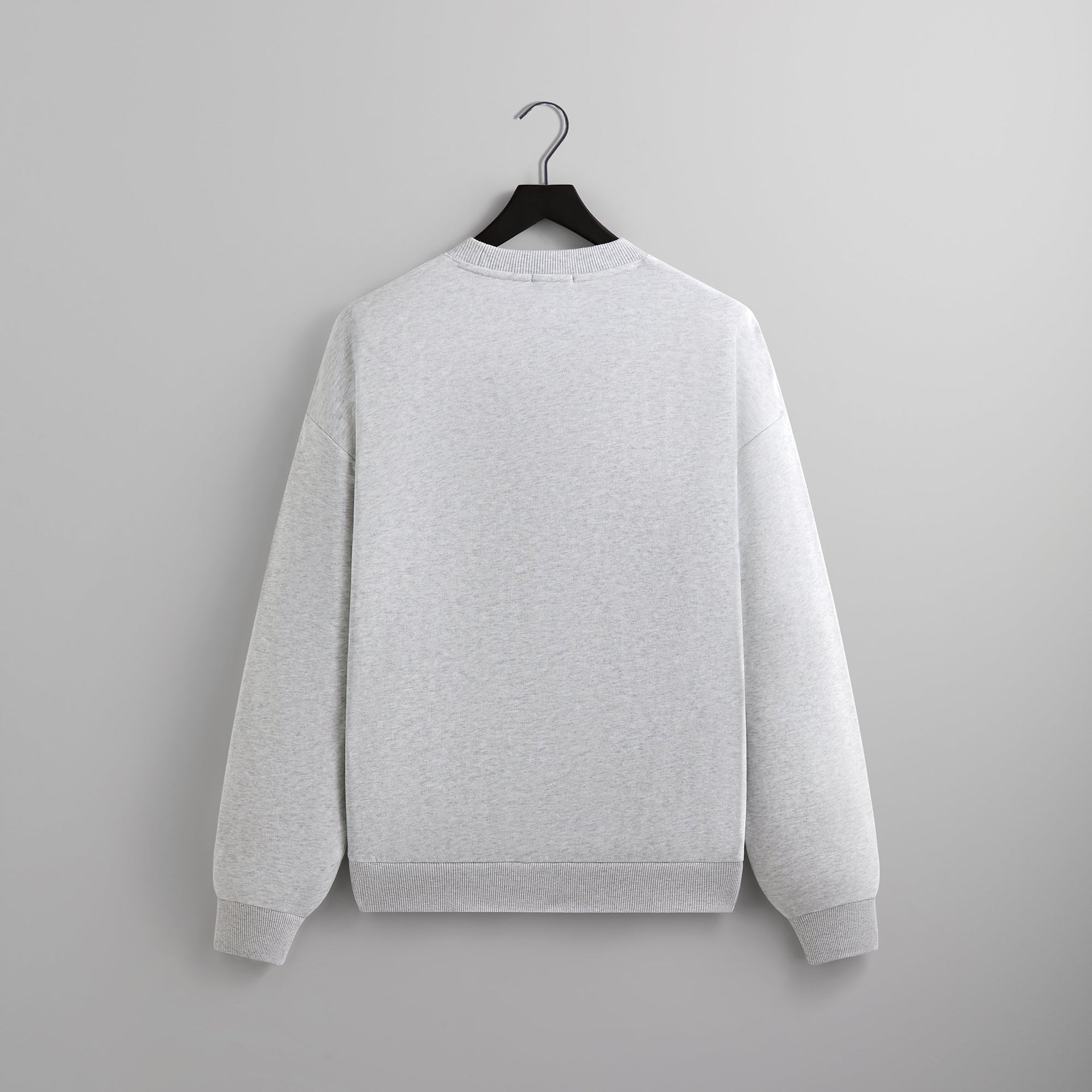 Kith Compact Knit Nelson Crewneck - Light Heather Grey