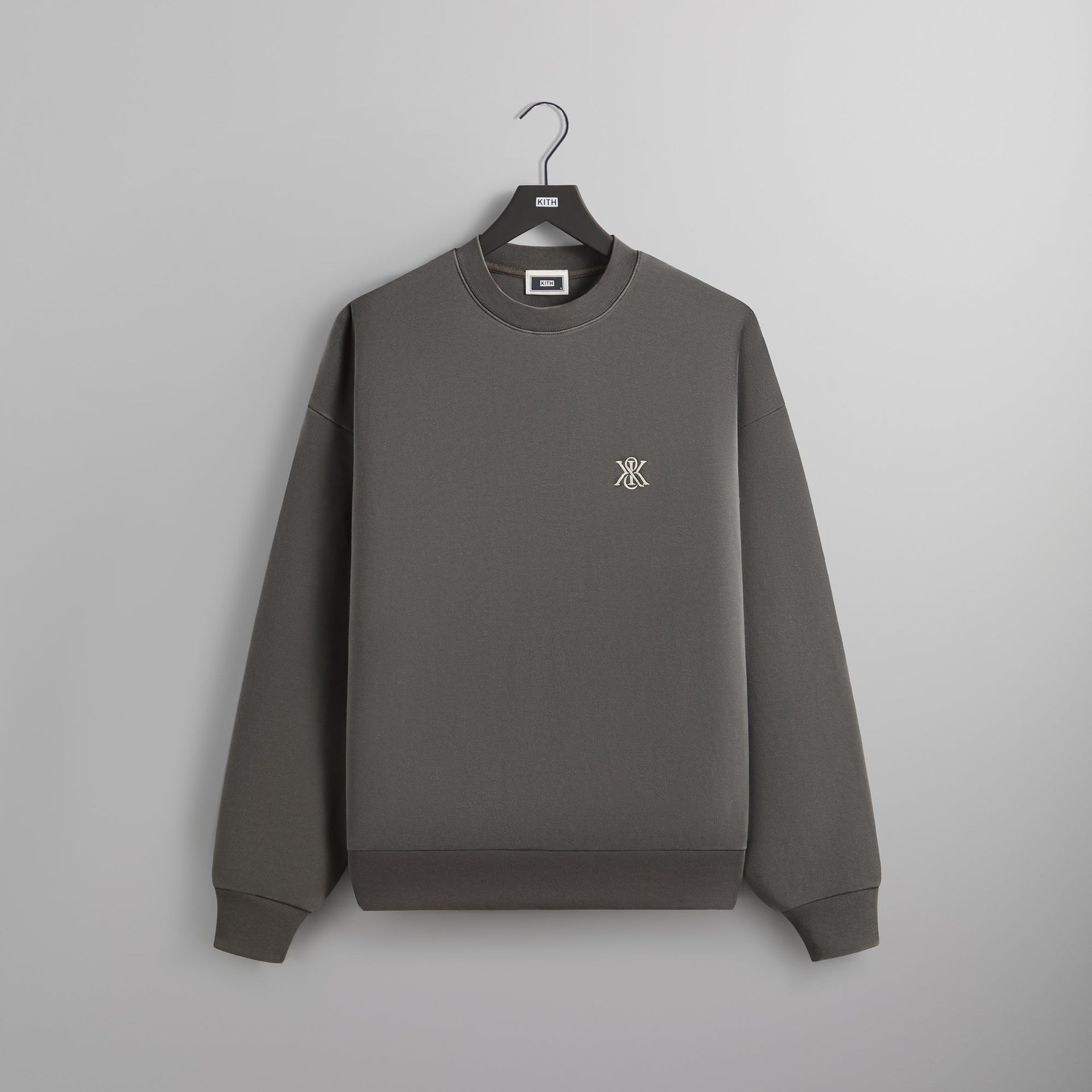 Kith Compact Knit Nelson Crewneck - Somber