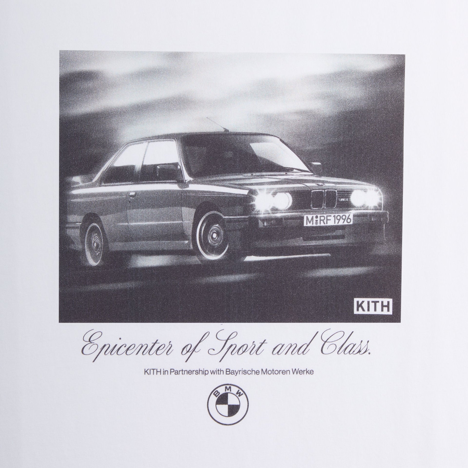 Kith for BMW M3 Portrait Vintage Tee - White