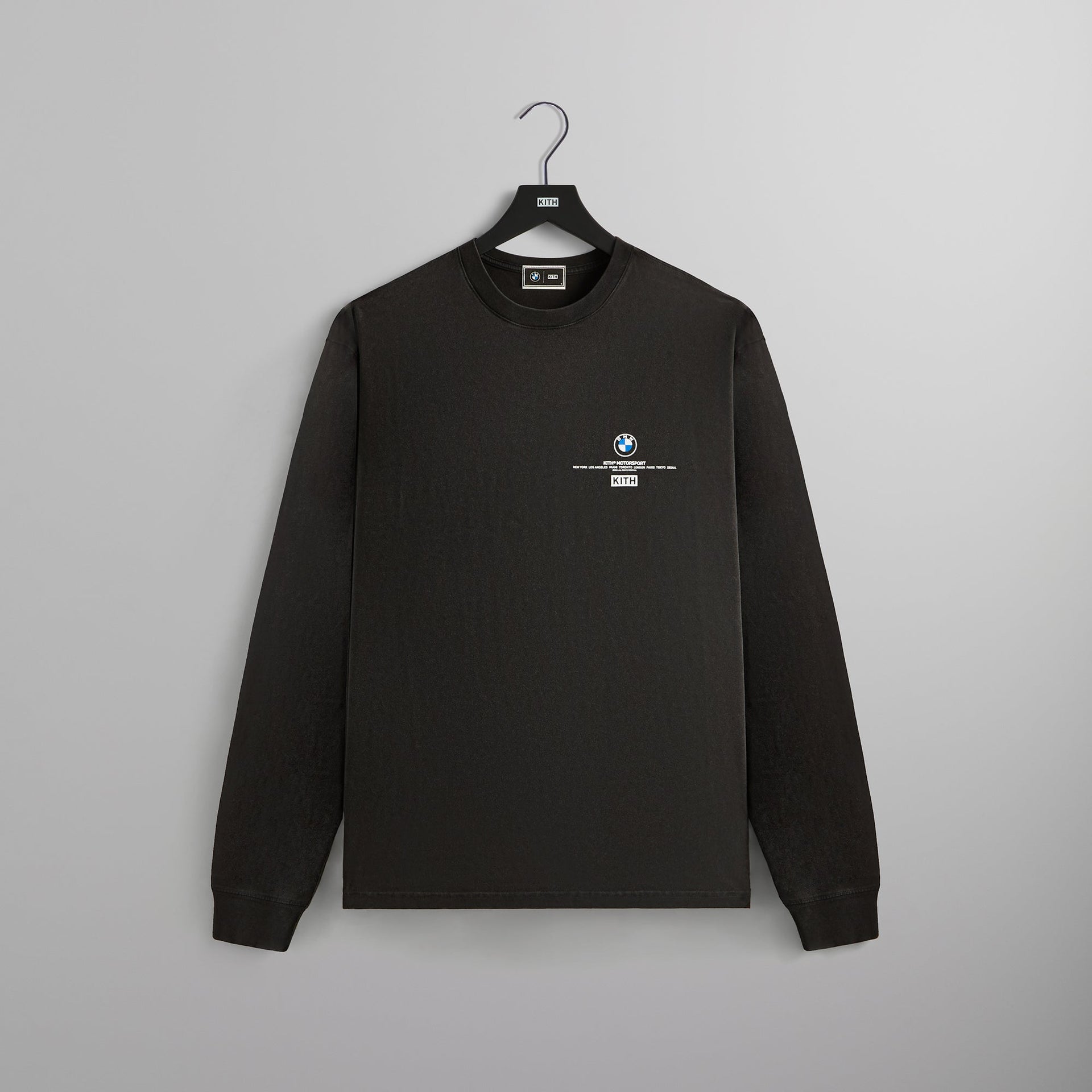 Kith for BMW Gallery Vintage Long Sleeve Tee - Black