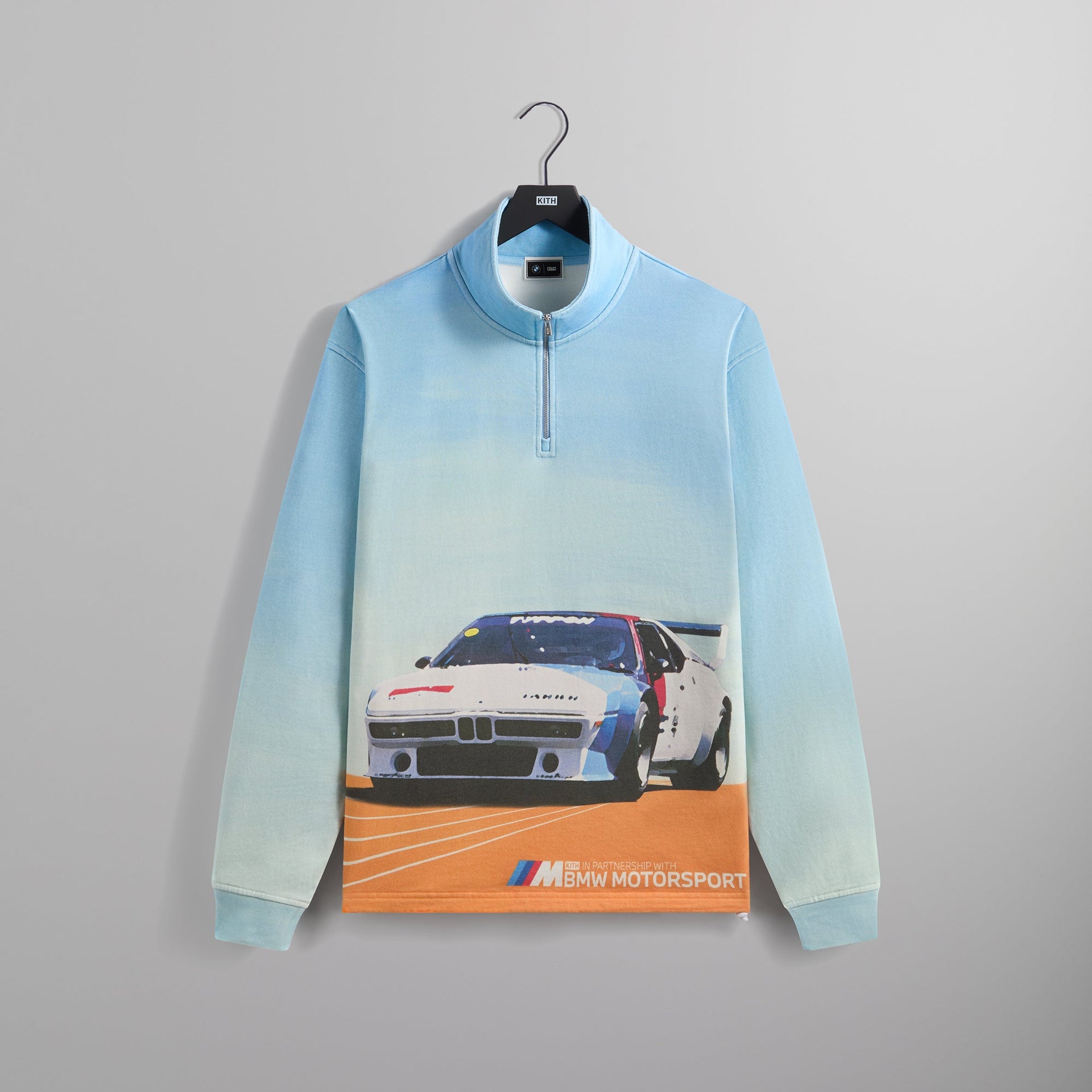 Kith for BMW Retro Vintage Quarter Zip - White