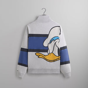 Disney | Kith for Donald Duck Quarter Zip Fleece Wyona Sweatshirt - Light Heather Grey PH