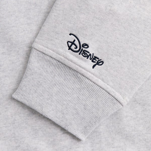 Disney | Kith for Donald Duck Quarter Zip Fleece Wyona Sweatshirt - Light Heather Grey PH