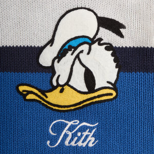 Disney | Kith for Donald Duck Quarter Zip Wyona Sweater - Light Heather Grey PH