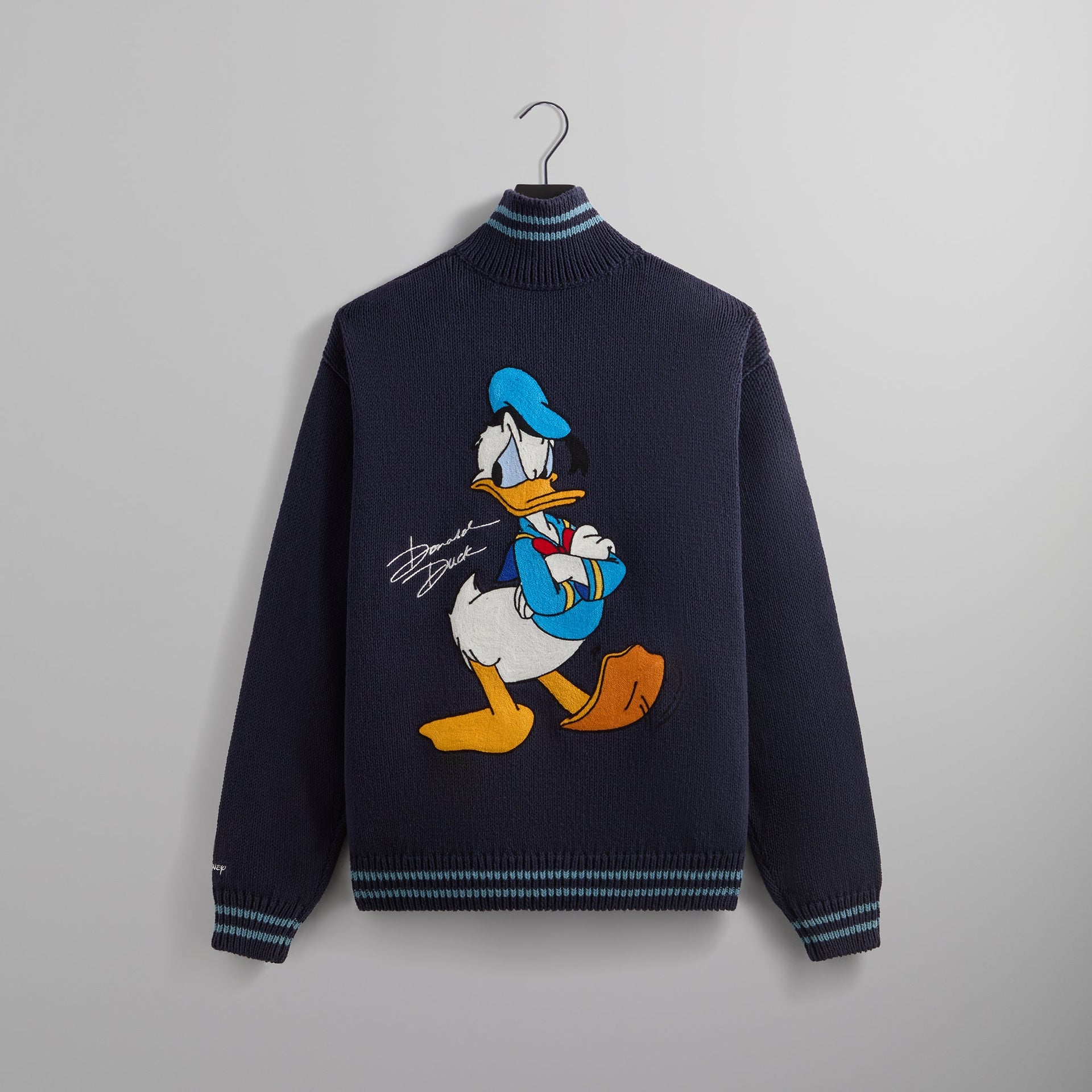 Disney | Kith for Donald Duck Full Zip Wyona Sweater - Nocturnal