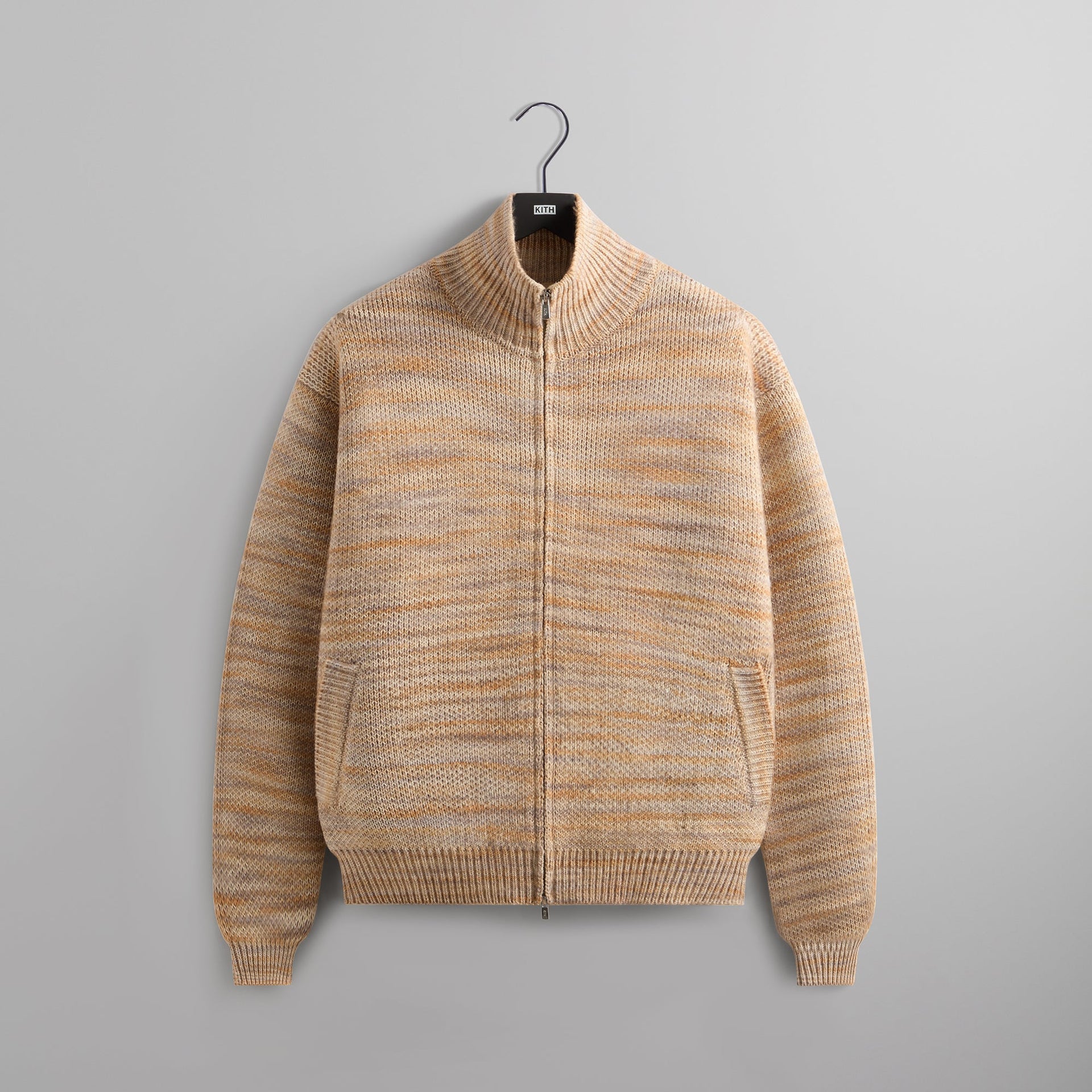 Kith Space Dye Wyona Full Zip Sweater - Maitake