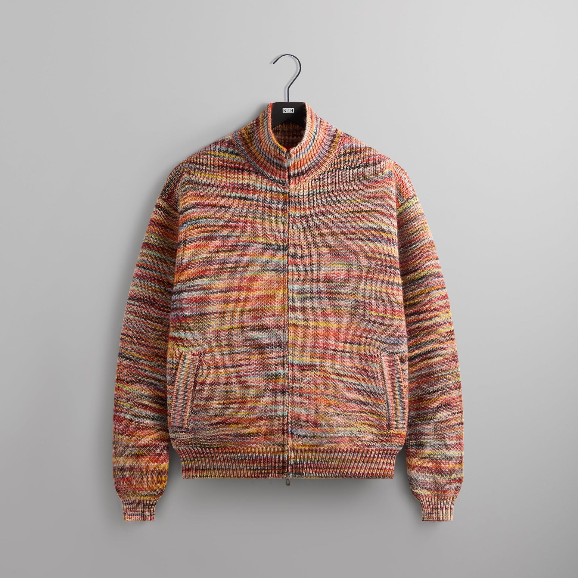 Kith Space Dye Wyona Full Zip Sweater - Fervor