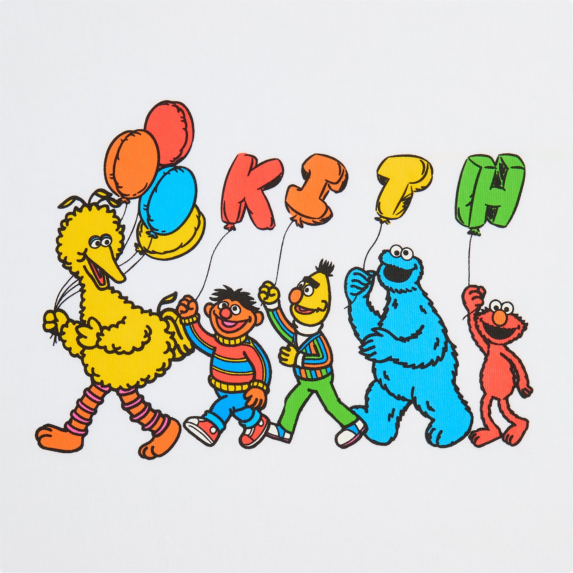 Kith for Sesame Street Balloon Tee - White