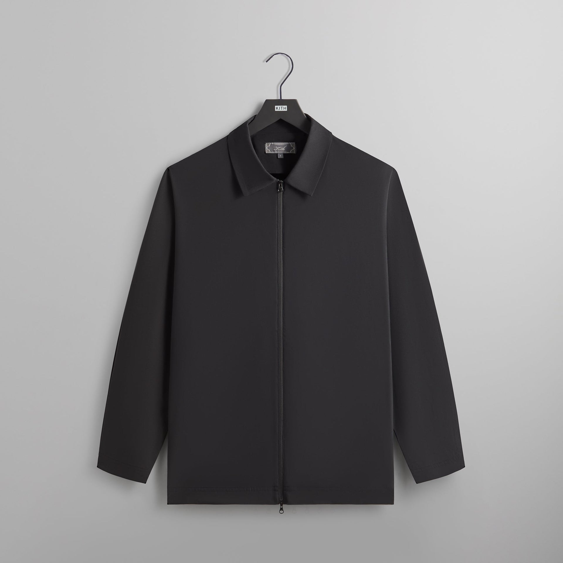 Kith Kayson Full Zip Polo - Black