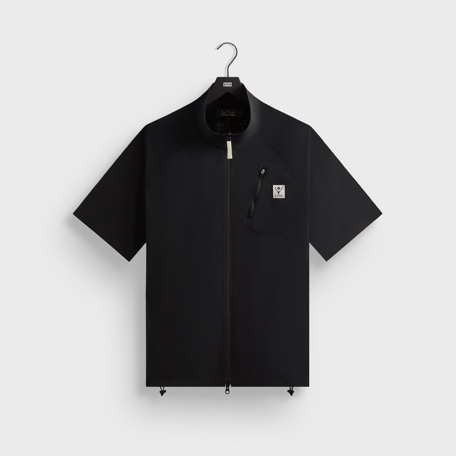 Kith & South2 West8 for Columbia S.L. Zipped Trail Short Sleeve Shirt - Black