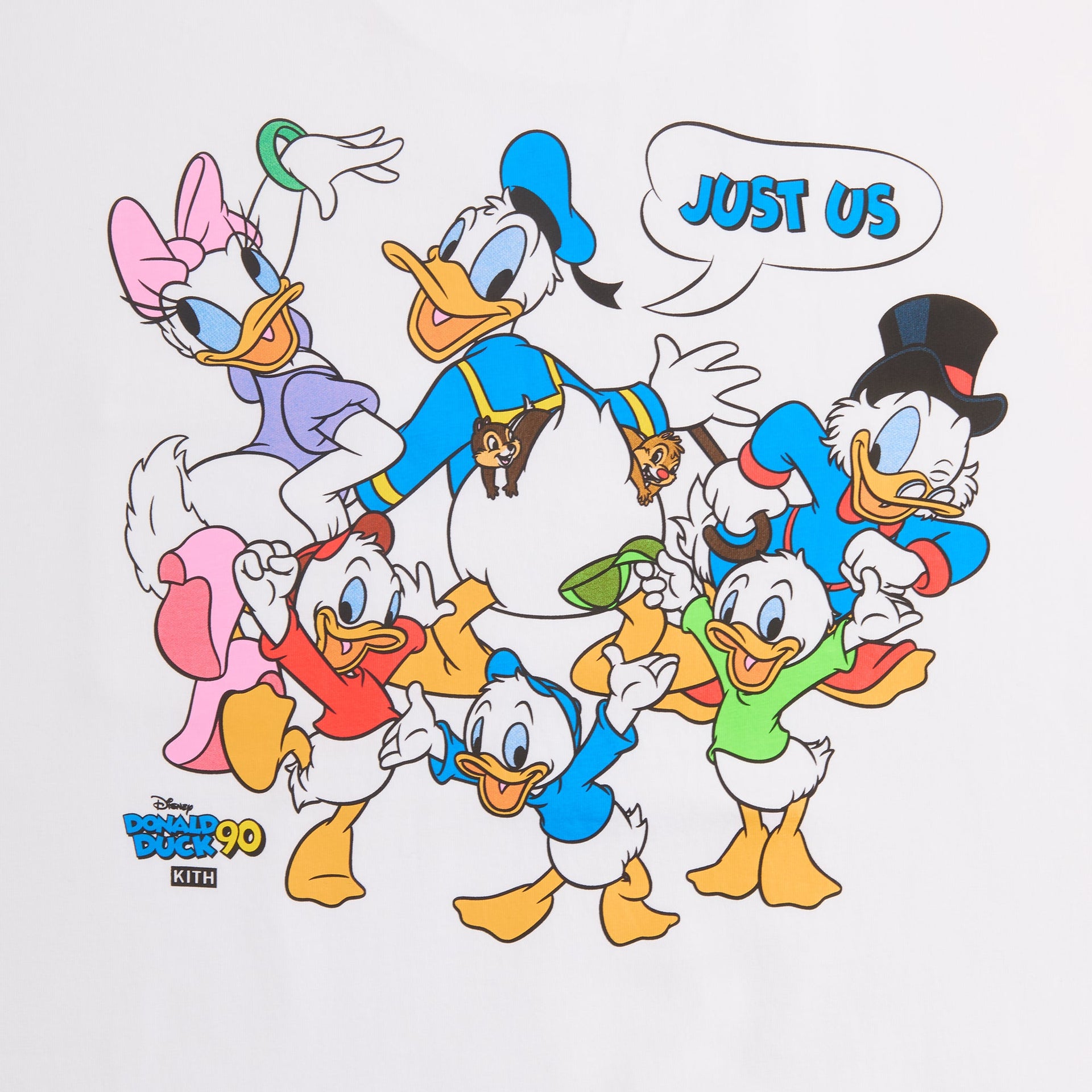 Disney | Kith for Donald Duck Just Us Tee - White