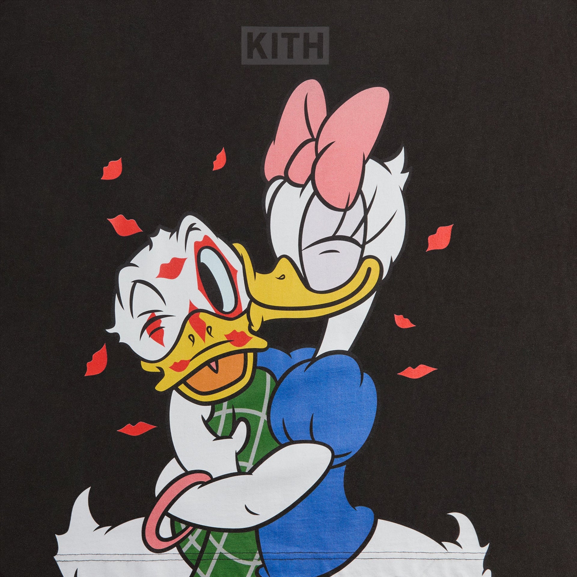 Disney | Kith for Donald Duck Smooch Vintage Tee - Black