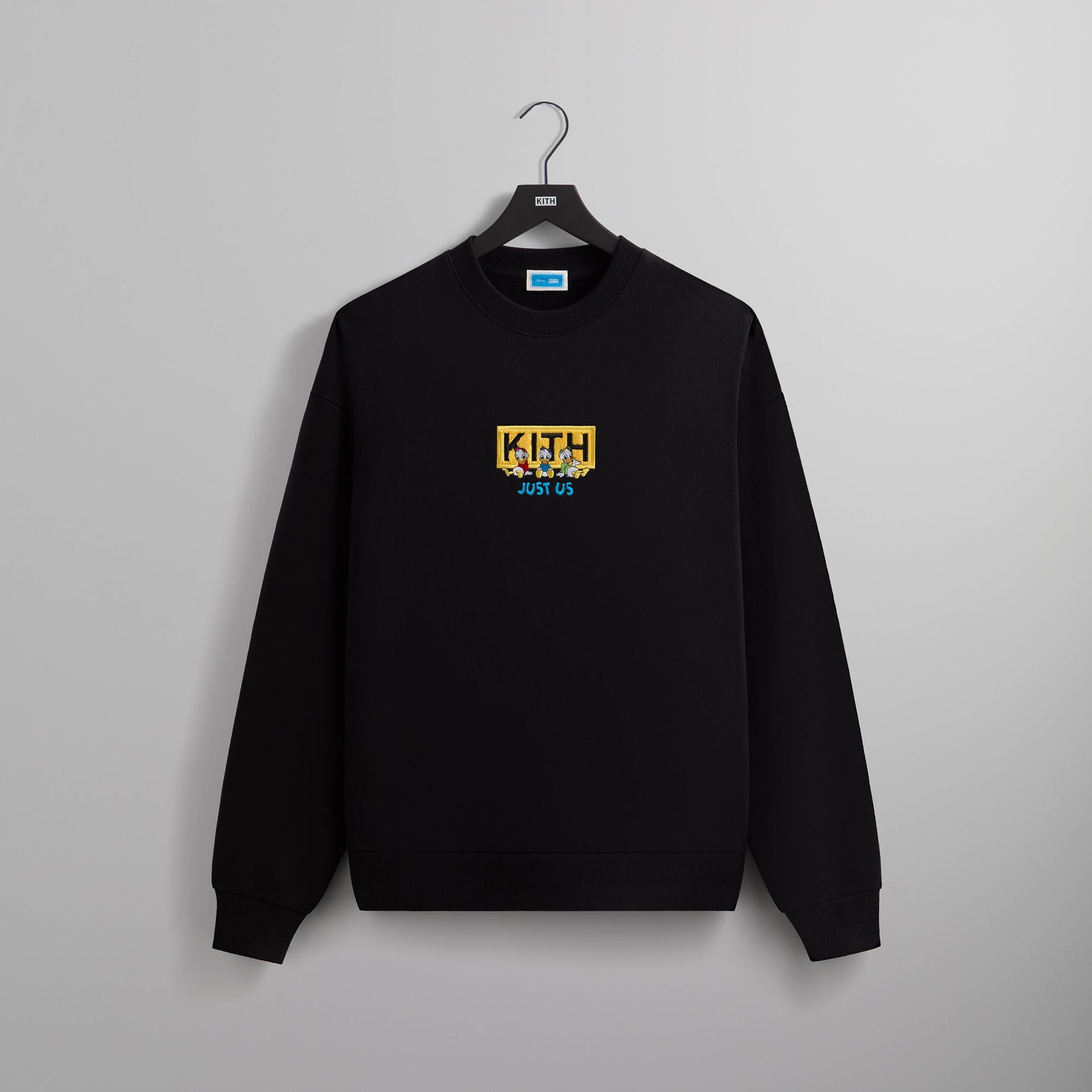 Disney | Kith for Donald Duck Triplets Vintage Nelson Crewneck - Black PH