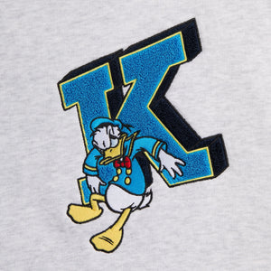 Disney | Kith for Donald Duck Varsity Vintage Nelson Crewneck - Light Heather Grey PH