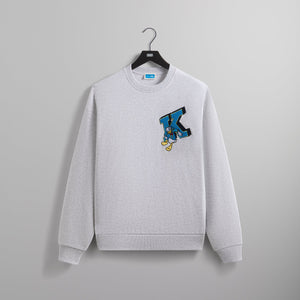 Disney | Kith for Donald Duck Varsity Vintage Nelson Crewneck - Light Heather Grey PH