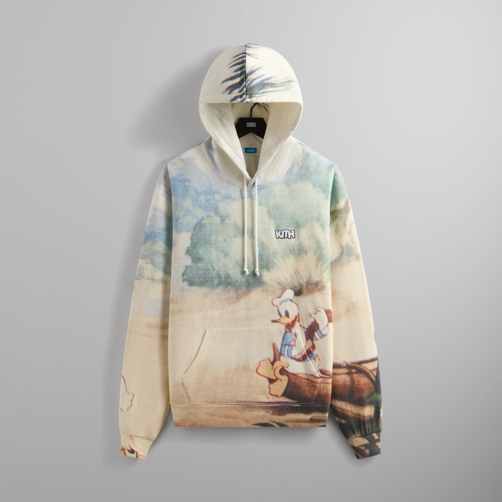 Disney | Kith for Donald Duck Hawaiian Vintage Nelson Hoodie - White PH