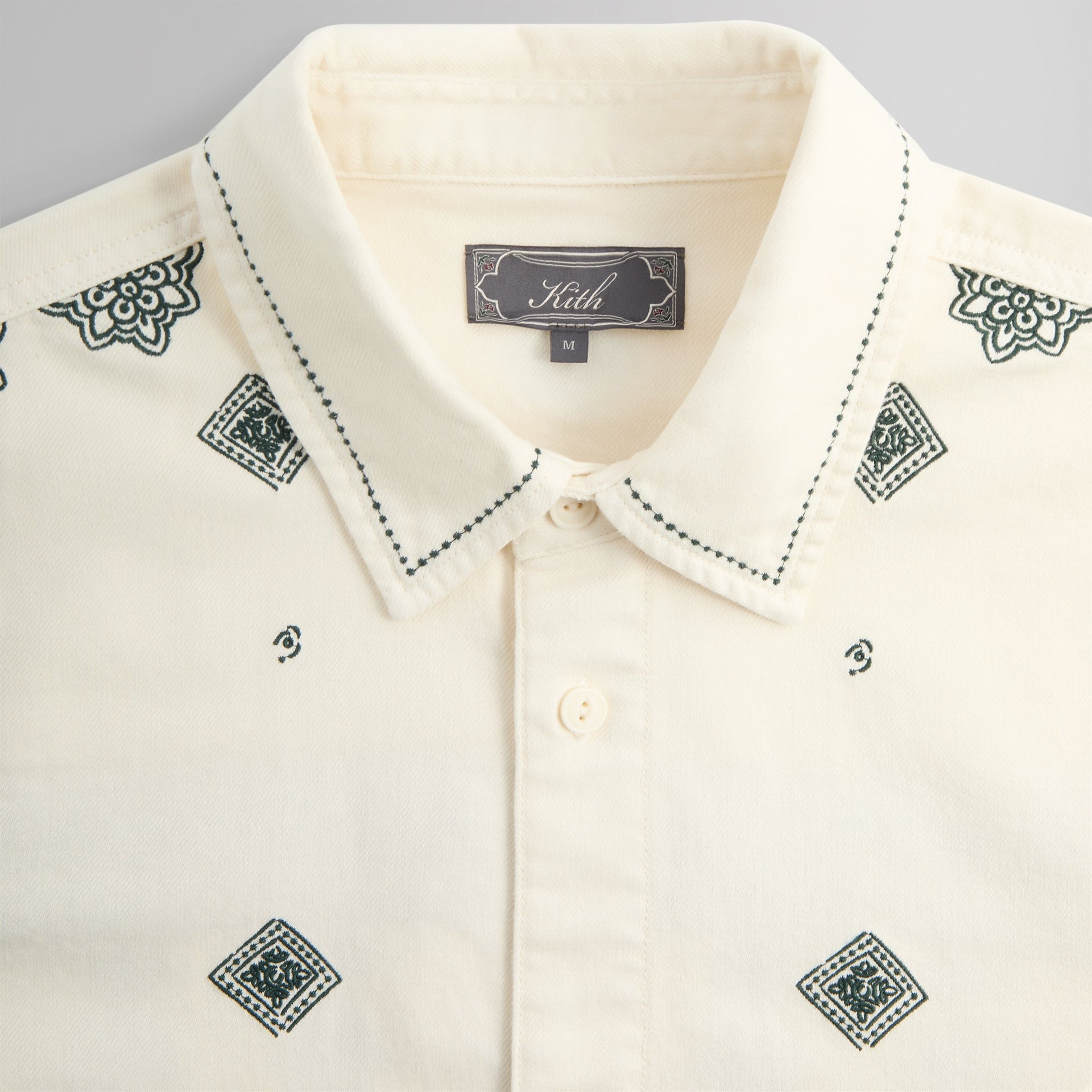 Kith Raw Hem Denim Apollo Shirt - Stadium