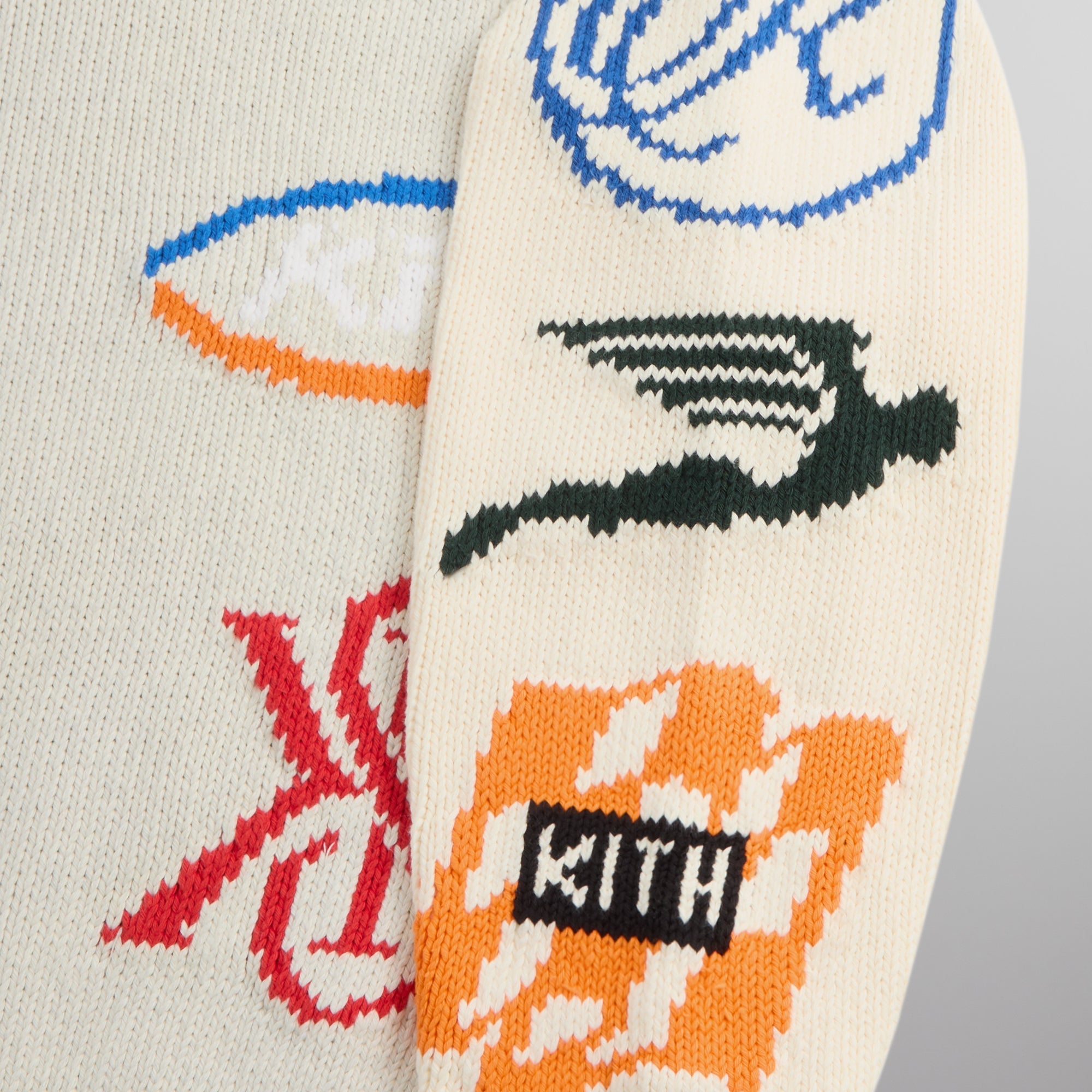 Kith Chunky Knit Ginza Cardigan - Sandrift – Kith Europe