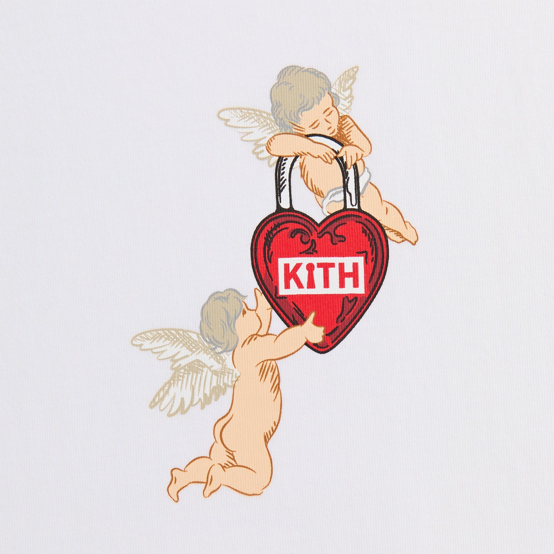 Kith Cupid Love Lock Tee - White