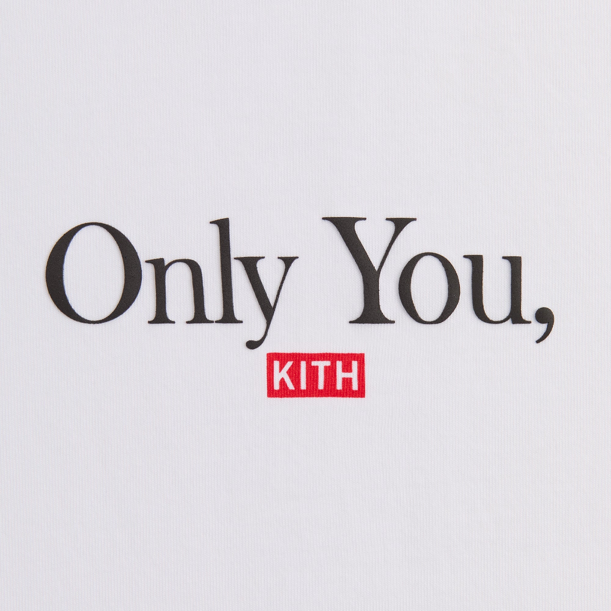 Kith Only You Tee - White – Kith Europe