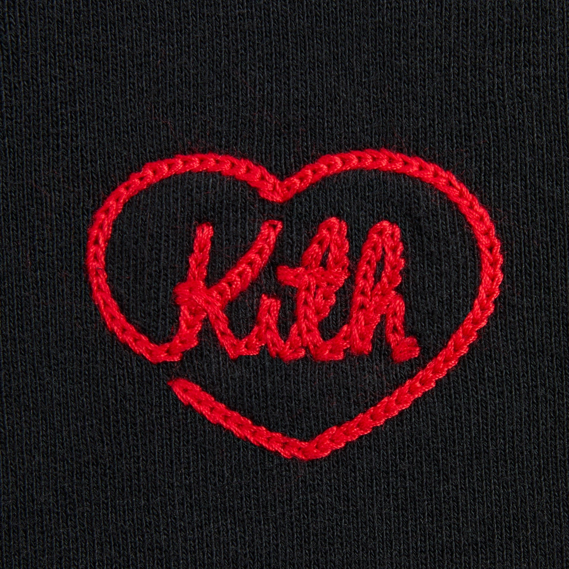 Kith Heart Nelson Crewneck - Black