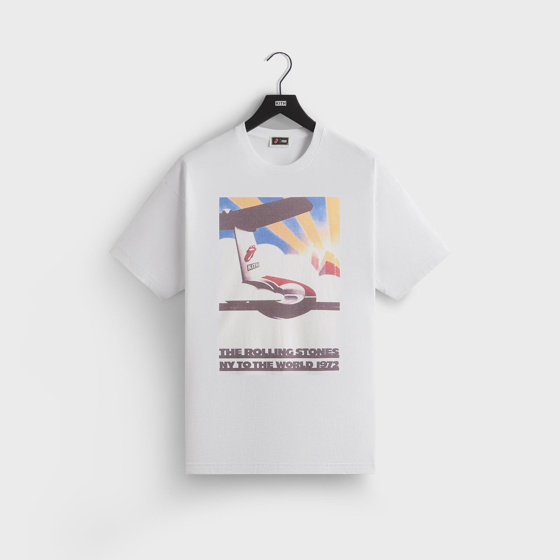 Kith for The Rolling Stones New York 1972 Poster Tee - White