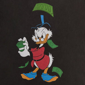 Disney | Kith for Donald Duck Scrooge Dollar Vintage Tee - Black PH