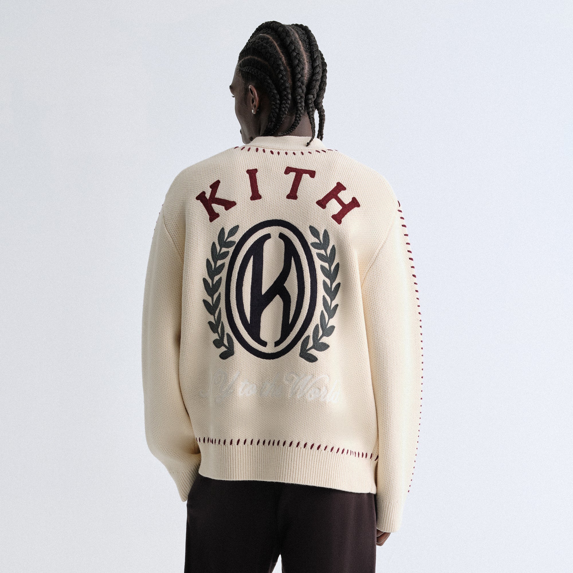 Kith Artisanal Stitch Cypress Cardigan - Sandrift – Kith Europe