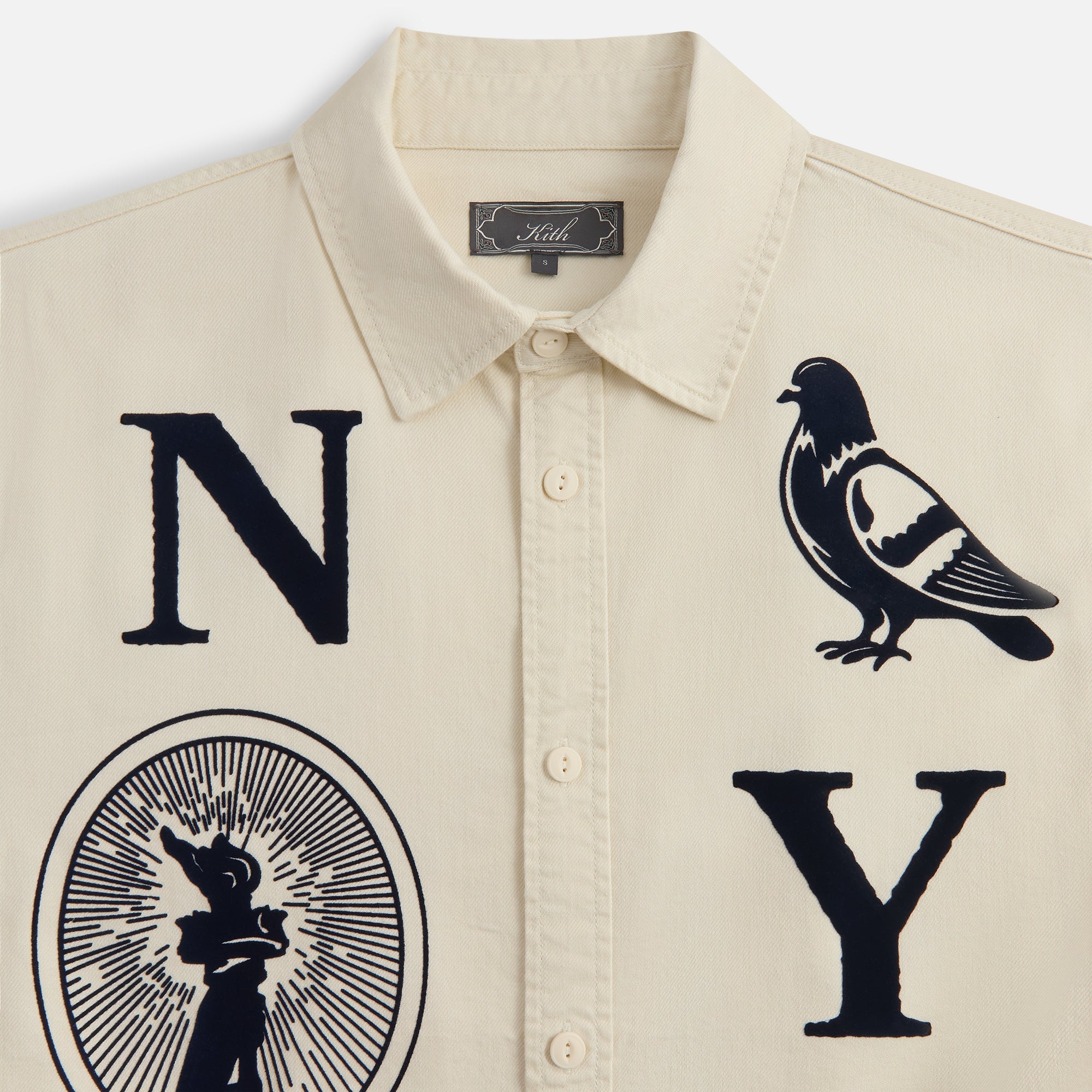 Kith Artisanal NY Graphic Apollo Shirt - Sandrift – Kith Europe