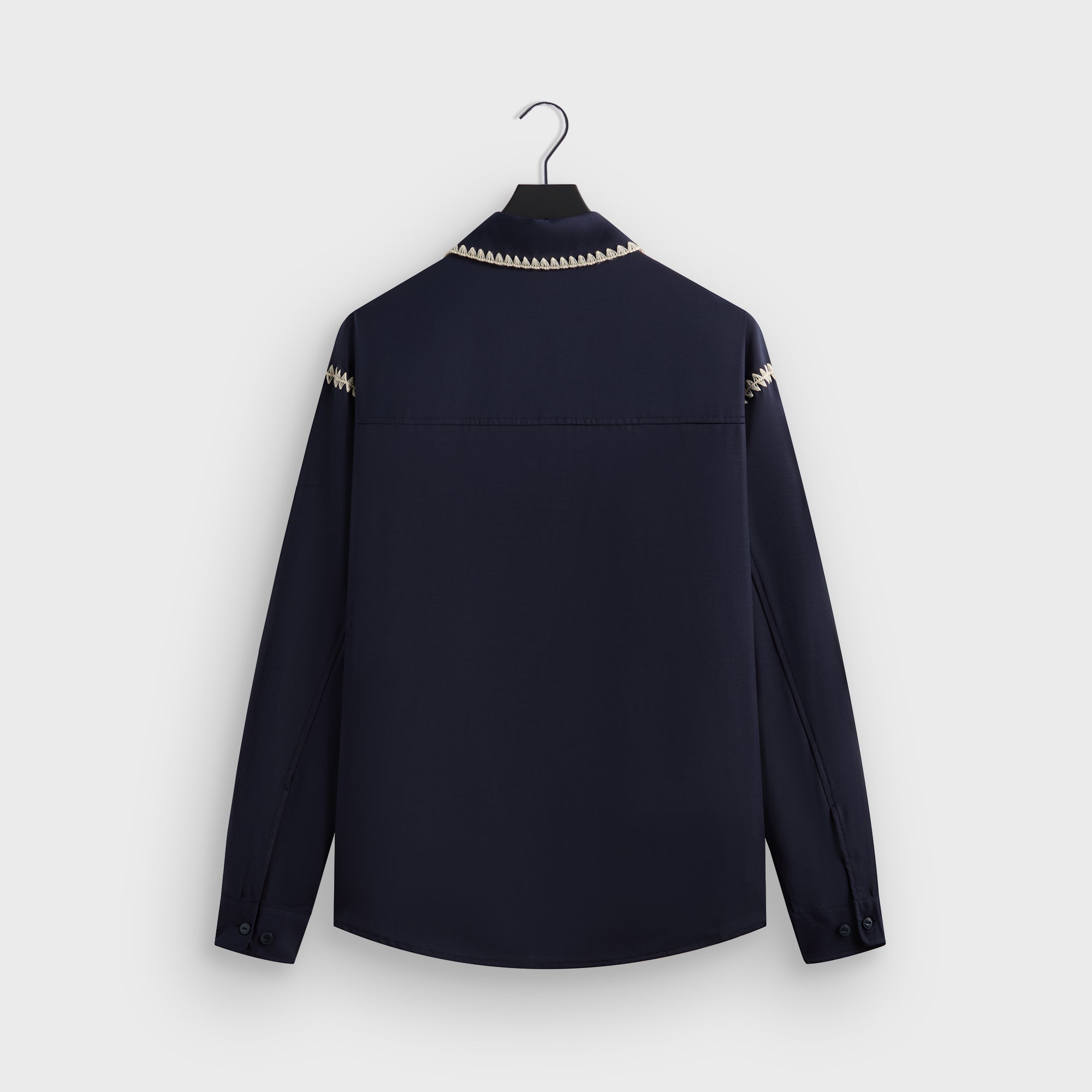 Kith Crochet Detail Apollo Shirt - Nocturnal – Kith Europe