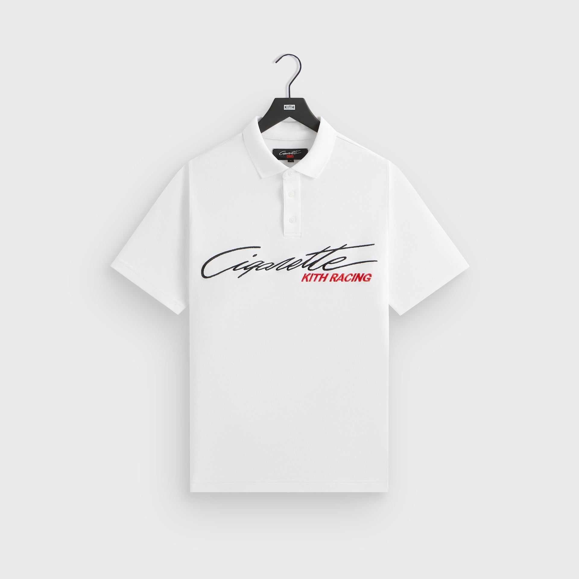 Kith for Cigarette Racing Pique Polo - White PH
