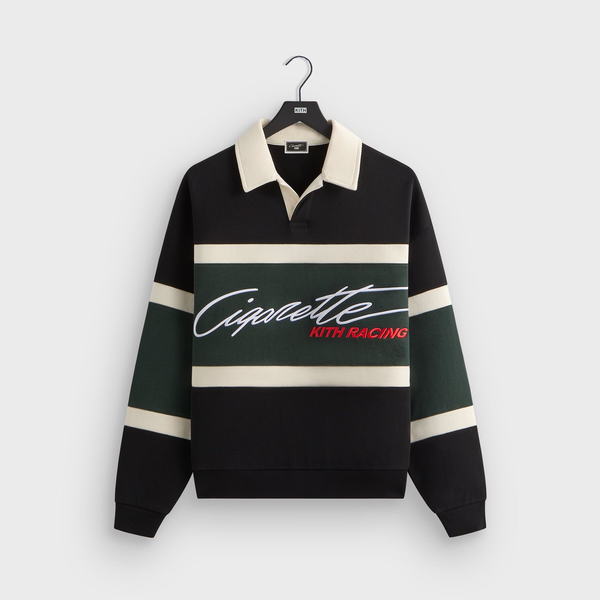Kith for Cigarette Racing Nelson Rugby - Black