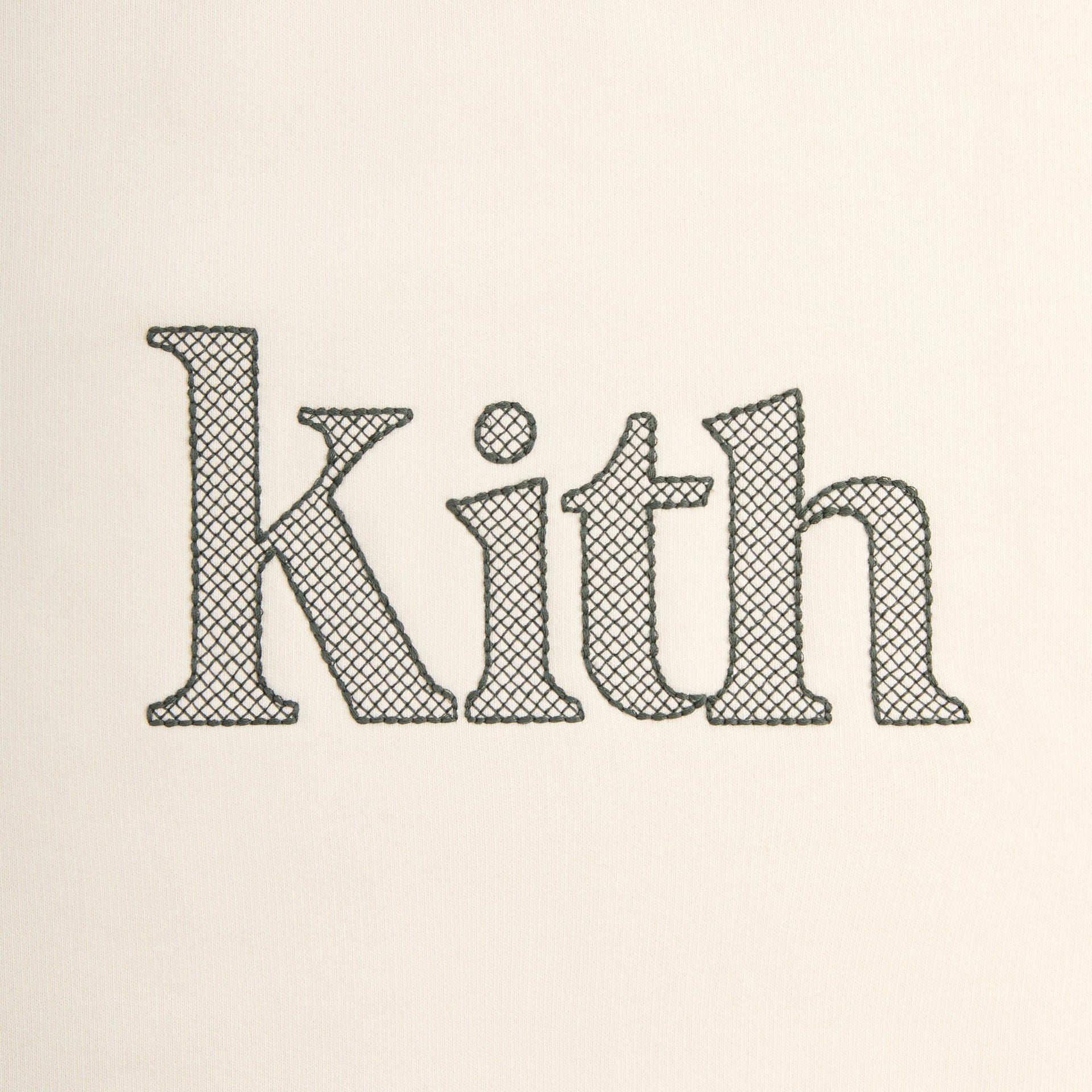 Kith Serif Nelson Crewneck - Sandrift