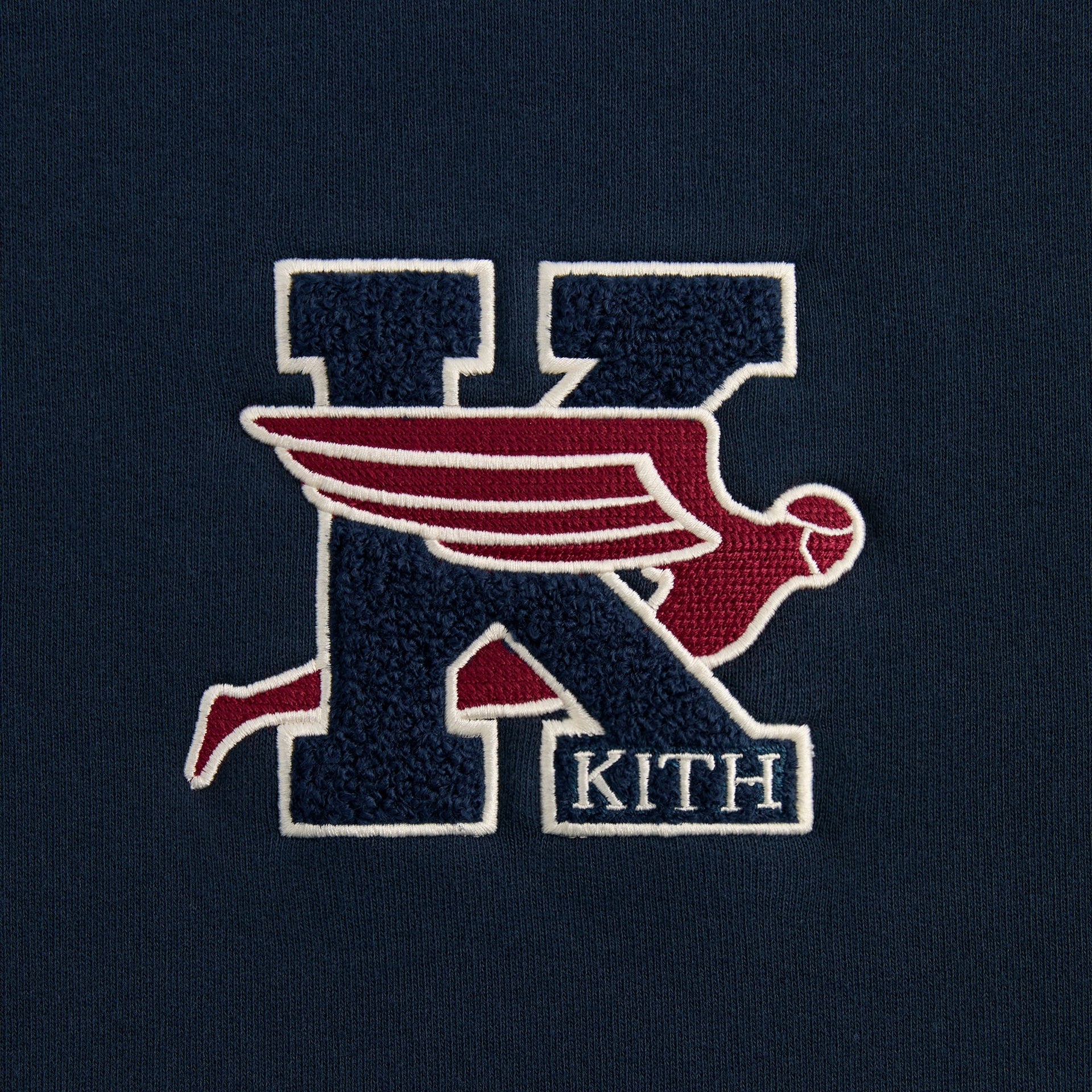 Kith Flight Logo Nelson Crewneck - Nocturnal