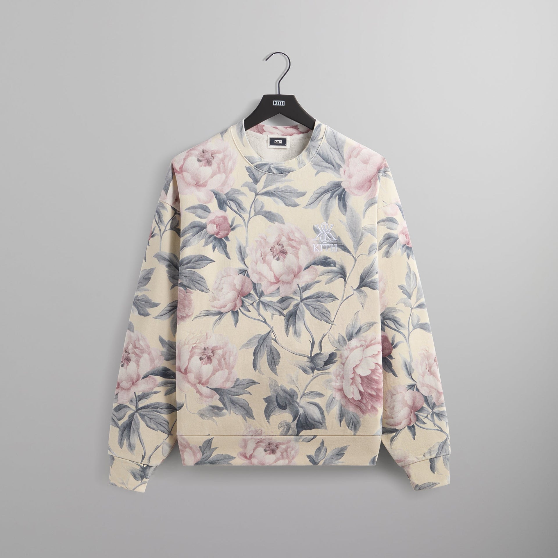 Kith Peony Nelson Crewneck - Sandrift